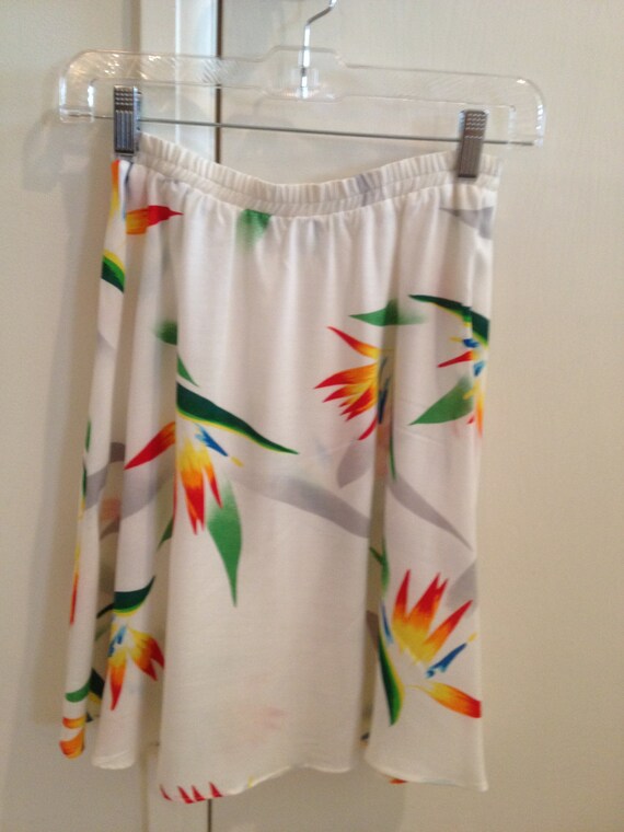 70s Skirt Hawaiian Print - image 3