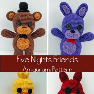 Crochet Pattern: Five Nights Amigurumi Pattern PDF Instant Download image 1