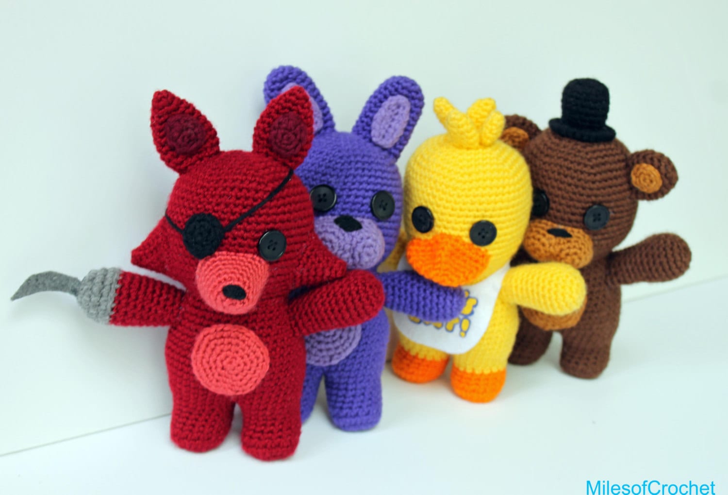 Crochet Pattern Five Nights at Freddy's Friends Amigurumi Etsy