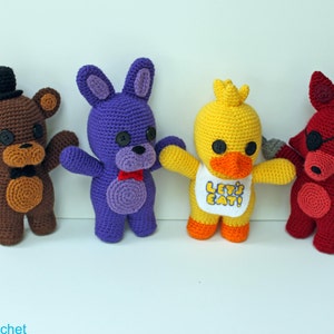 Crochet Pattern: Five Nights Amigurumi Pattern PDF Instant Download image 4