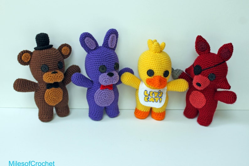 Crochet Pattern: Five Nights Amigurumi Pattern PDF Instant Download image 4