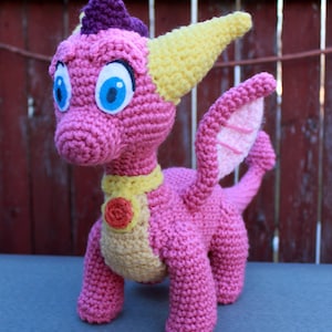 Crochet Pattern: Spyro and Ember Inspired Dragon Amigurumi PDF Instant Download image 3