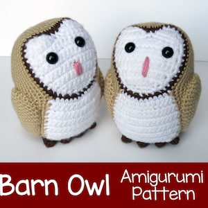 Crochet Pattern: Barn Owl Amigurumi Pattern PDF