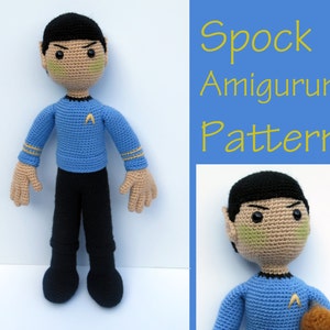 Crochet Pattern: Spock Star Trek Amigurumi Pattern PDF Instant Download