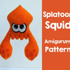 Crochet Pattern: Splatoon Inspired Squid Amigurumi Pattern PDF Instant Download