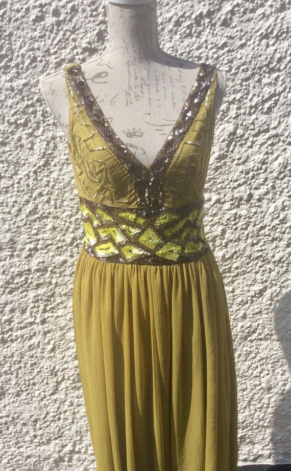 grecian midi dress