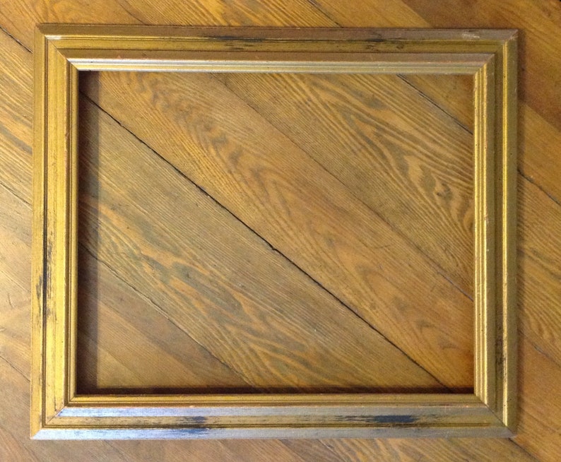 Vintage Wooden Picture Frame For 16 X 20 Photo Or Art Image 0