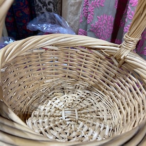 vintage basket perfect for storage display or even shopping