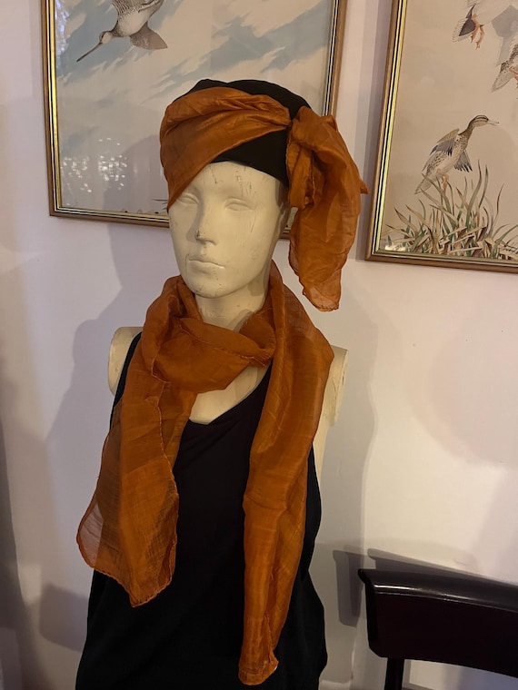 long Indian silk scarf ( lots available same size colour)