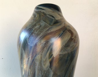 James Thibeaux signed Art Glass Vase