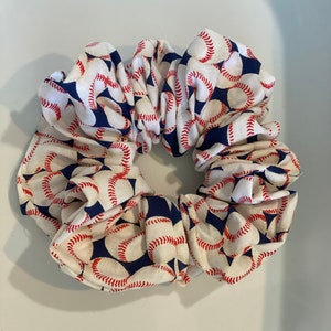 Baseball Oversized Scrunchie