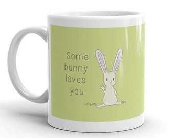 Some Bunny Loves You in ASL Mug