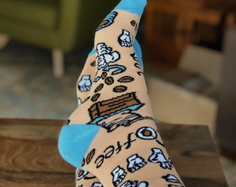 ASL Coffee Socks: Sign Language Gift for Coffee Lovers
