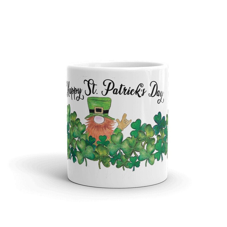 ASL ILY St. Patrick es Day Tasse Bild 1