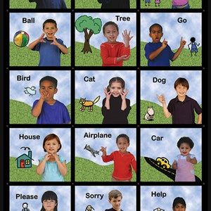 3 Posters Bundle, ASL Posters, Sign Language Posters, Learn Sign ...