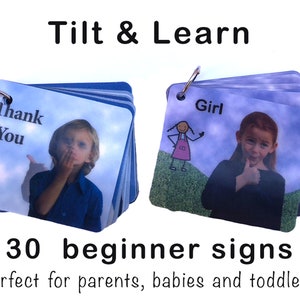 2 Sets of ASL Flashcards, sign language flashcards, ASL flashcards, baby sign language cards, baby sign flashcards, ASL gift