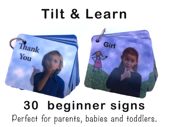 ASL Flashcards: Moving (lenticular Graphic) Sign Language - 30
