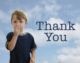 Thank You in ASL (boy) just the card