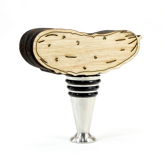 Pickle Wine Bottle Stopper Etsy