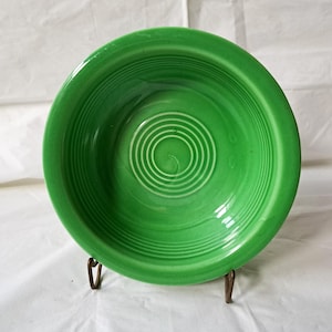 Homer Laughlin China Vintage FIESTA 5.5" Fruit Bowl, Medium Green (c 1950s)