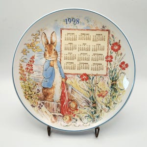 Peter Rabbit Calendar Plate - Etsy
