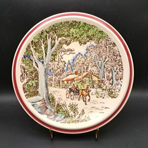 バーノン キルンズ ビッツ オブ オールド ニューイングランド オールド ドビン 8.5 インチ ウルトラ プレート (1940 年代頃)