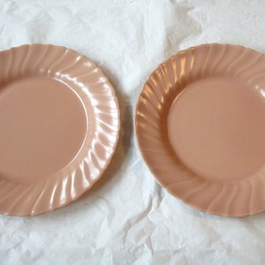 &quot;Set mit 2 Franziskaner CORONADO Coral 9-3 / 8 &quot;&quot;Luncheon Plates (ca. 1940er Jahre)&quot;