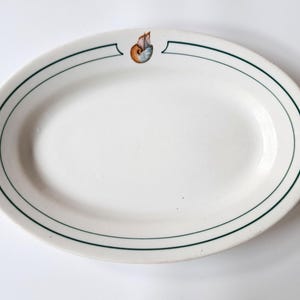 Lamberton Scammell 9.25 ""Restaurant Ware Servierplatte NAUTILUS HOTEL , Miami Beach (c 1928)"
