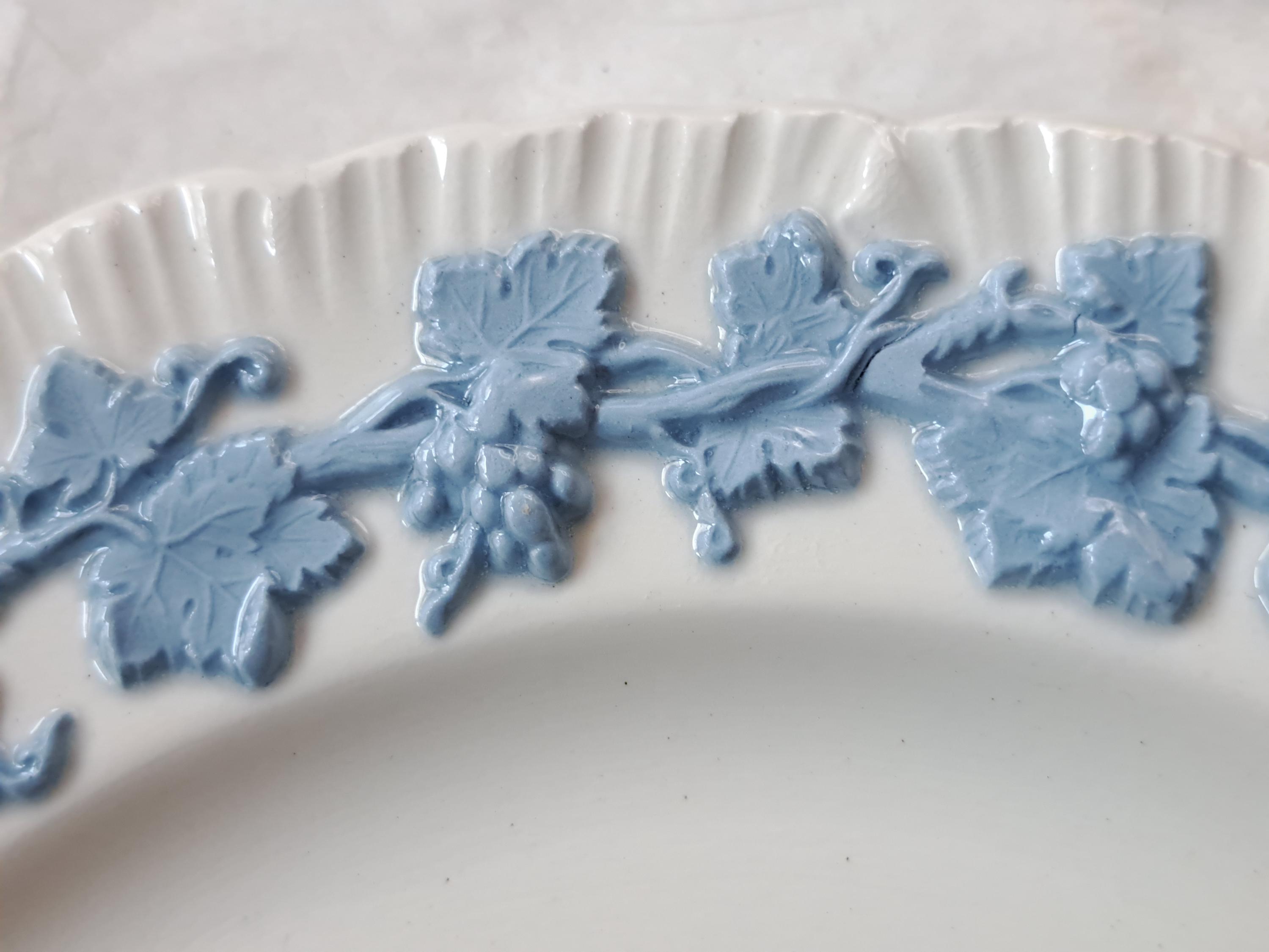 ウェッジウッド エンボスクィーンズウェア ウェッジウッド、 クイーンズウェア エンボス、カップ＆ソーサー 美品