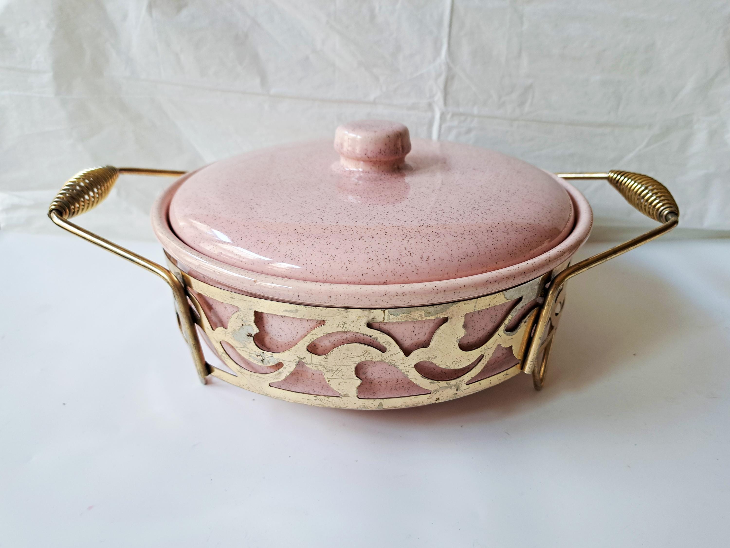 Bauer Speckled Pink Bowl - Etsy