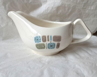 Canonsburg TEMPORAMA 6&quot; Gravy Boat with Handle (c. 1960s)