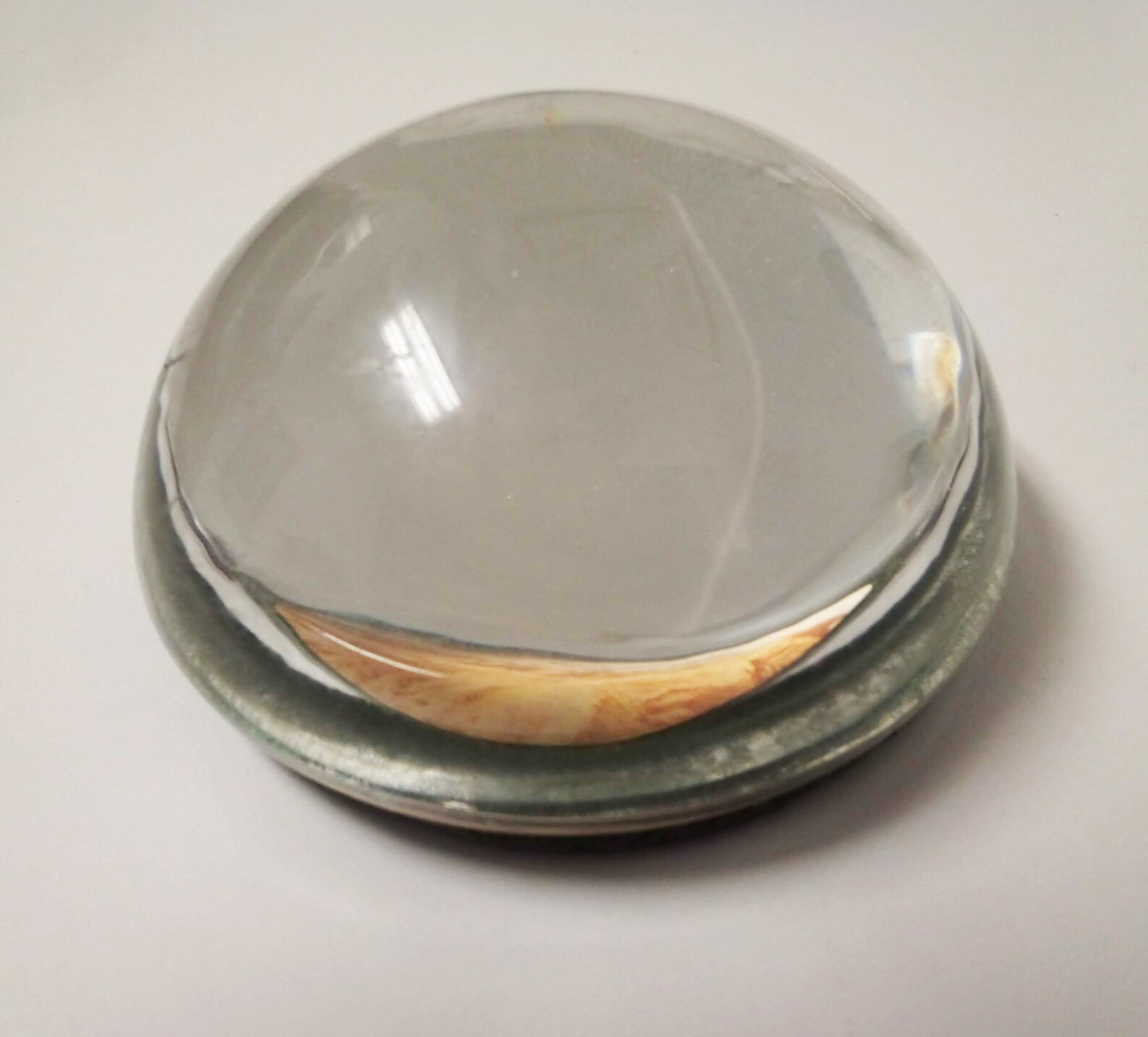 Vintage 3 Round Glass Dome Paperweight MOUNT RUSHMORE Etsy