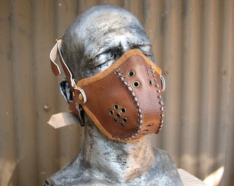 Steampunk LARP Victorian Bondage real leather double vent altitude adjuster