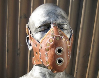 Steampunk Victorian Bondage LARP real leather two hole altitude adjuster