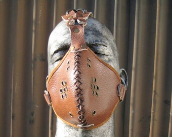Steampunk LARP Victorian Bondage, 'bane' real leather altitude adjuster