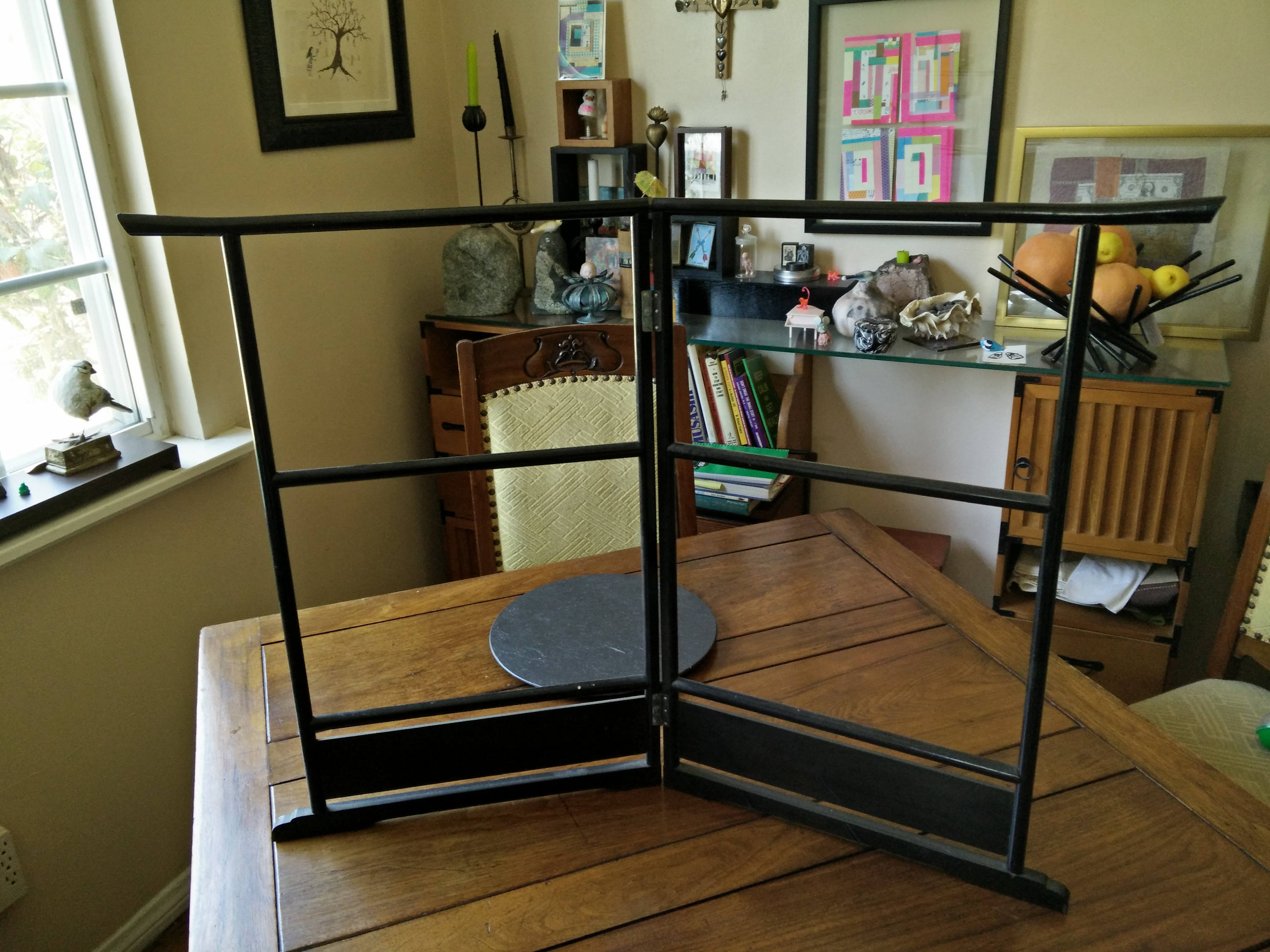 Small Vintage Japanese Folding Kimono Hanger Display Stand Etsy