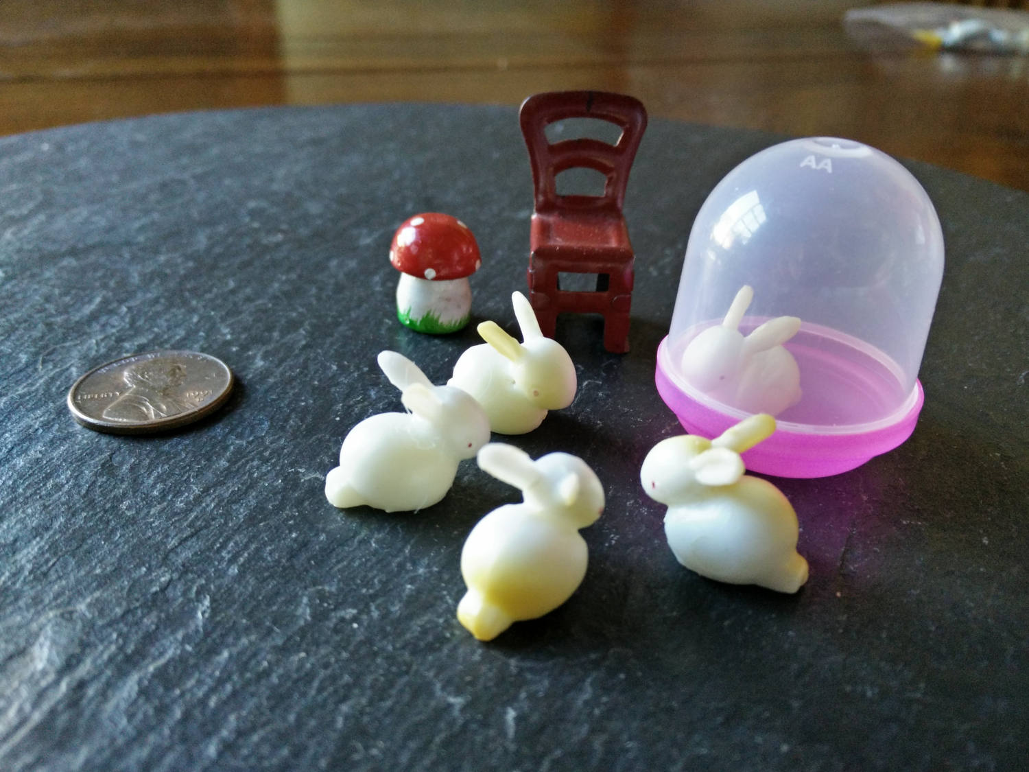 make your own kawaii tiny bunny sets