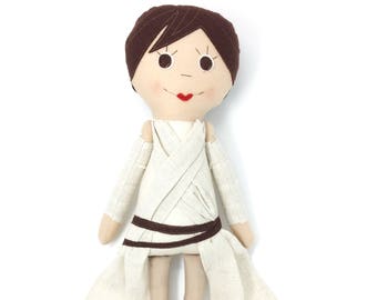 Rey - Handmade Cloth Doll - Galactic Rebel Doll