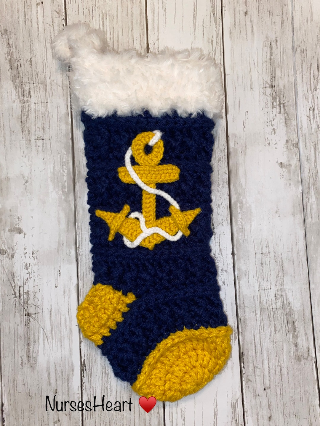 Us Navy Stocking/ Christmas Stocking/ Gift/ USA/ Military/ US Navy