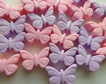 30 Butterfly Soap Favors, Soap Bulk Soap, Spring, Birthdays, Showers, Special Occasion Favors