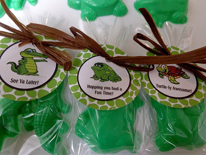 10 Reptile Party Favors Turtle Alligator & Frog Soap Favors Etsy