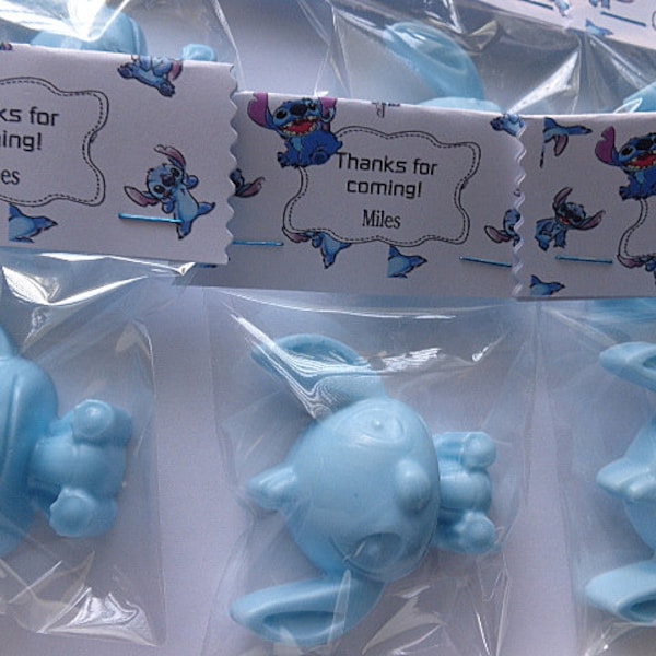 10 Stitch Soap Favors, Party Favors, Soap Favors complete with packaging, All Occasion Favors