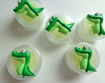 10 Alligator Lip Balm Favors, Party Favors, Birthday Parties, Special Occasions