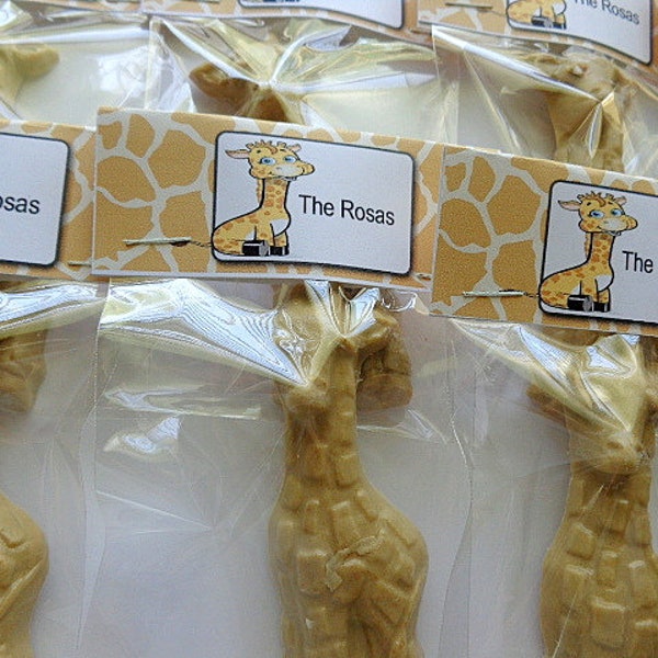 10 Giraffe Party Favors, Giraffe Soap, Showers, Children, Birthdays, Special Occasions