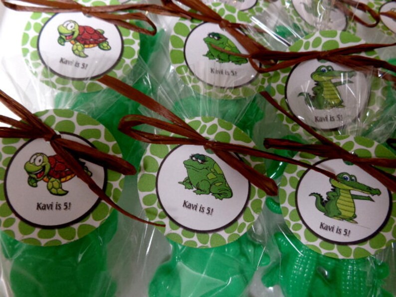 10 Reptile Party Favors Turtle Alligator & Frog Soap Favors Etsy