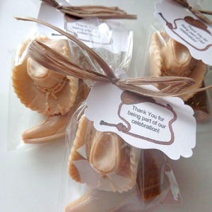 10 Cowboy/Cowgirl Hat & Boot Soap Favors, Western, Horseback, Horse Shows, Birthdays, Showers