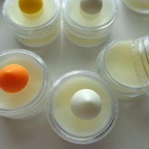 10 Candy Corn Chips Lip Balm Favors, Party Favors, Fall Favors, Birthday Parties, Special Occasion Favors