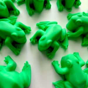 10 Baby Frog Soap Favors, Birthday Parties, Showers, Special Occasions, Love & Luck Frogs, Bulk Soap