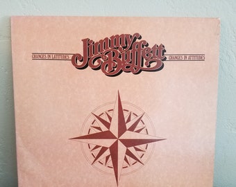 Jimmy Buffett Record - Changes in Latitudes Changes in Attitudes - Vintage Vinyl LP 1977 - includes Margaritaville