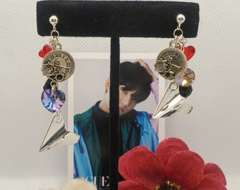 BTS Jeon Jungkook ‘My Time’ ON:E Concert Inspired Non-Matching Earrings